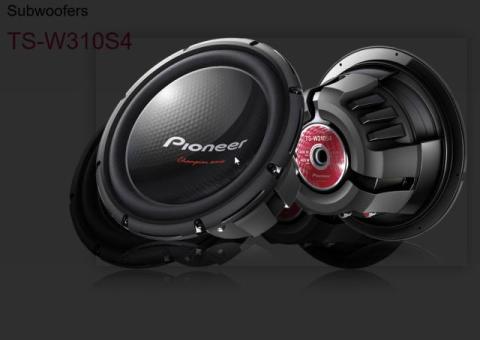 🔊 Vendo – 4 Subwoofers Pioneer TWS-310 (3D)